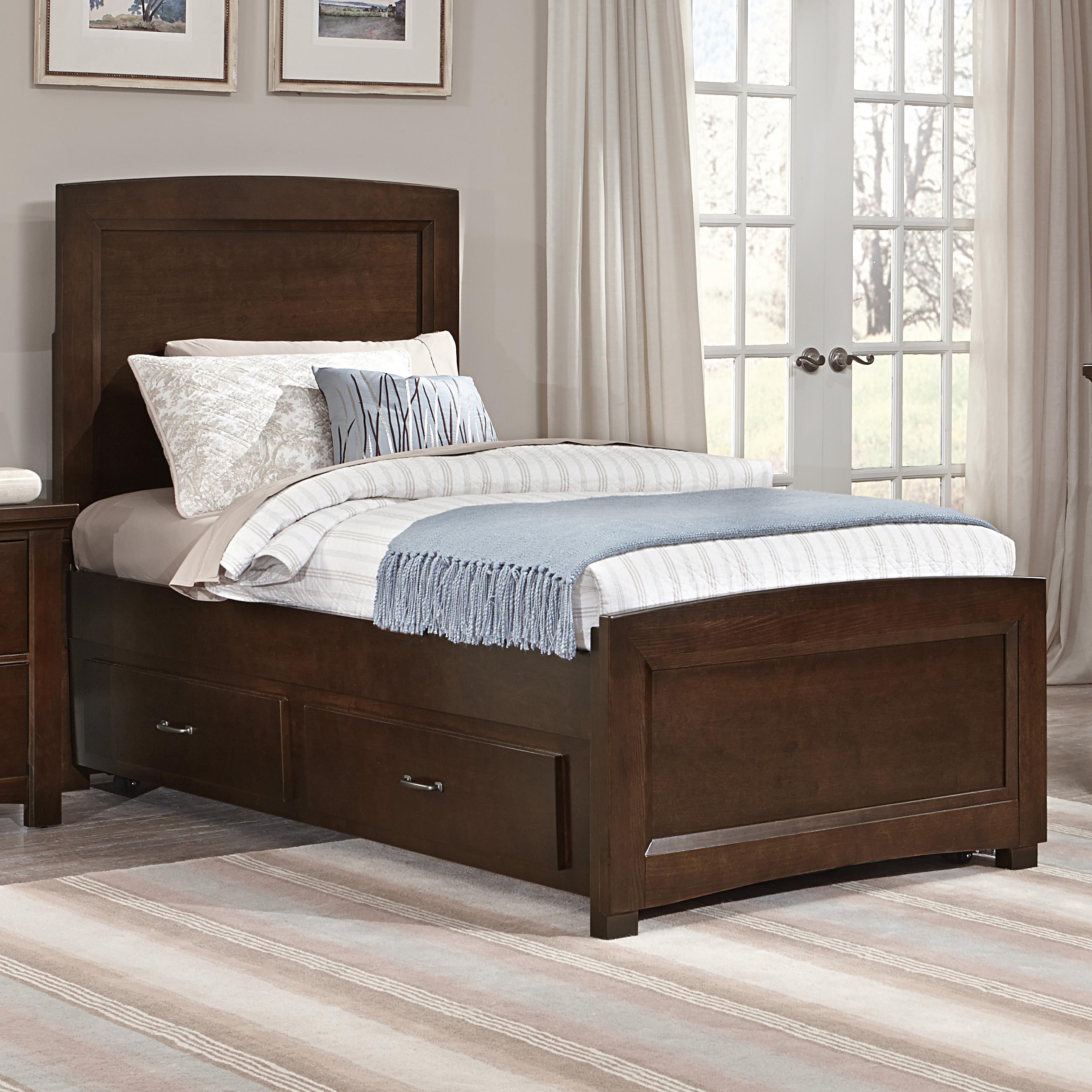 Vaughan Bassett Transitions Twin Panel Bed with Trundle Value City